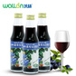 【沃林】100%蓝莓复合果汁 鲜榨蓝梅汁 含原花青素饮料 1箱/12瓶 250ml*12瓶图片