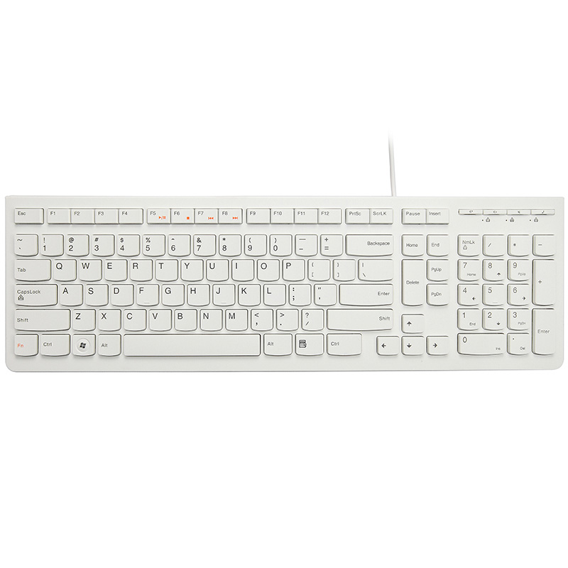 联想有线键盘K5819(中国-白)图片