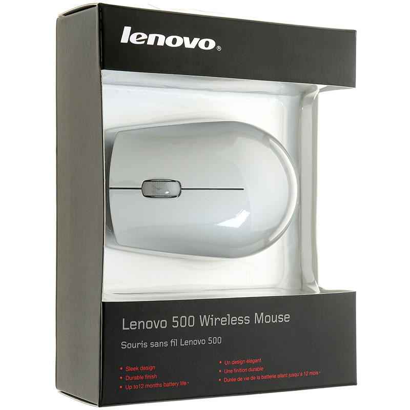 联想无线光学鼠标N500（银）图片