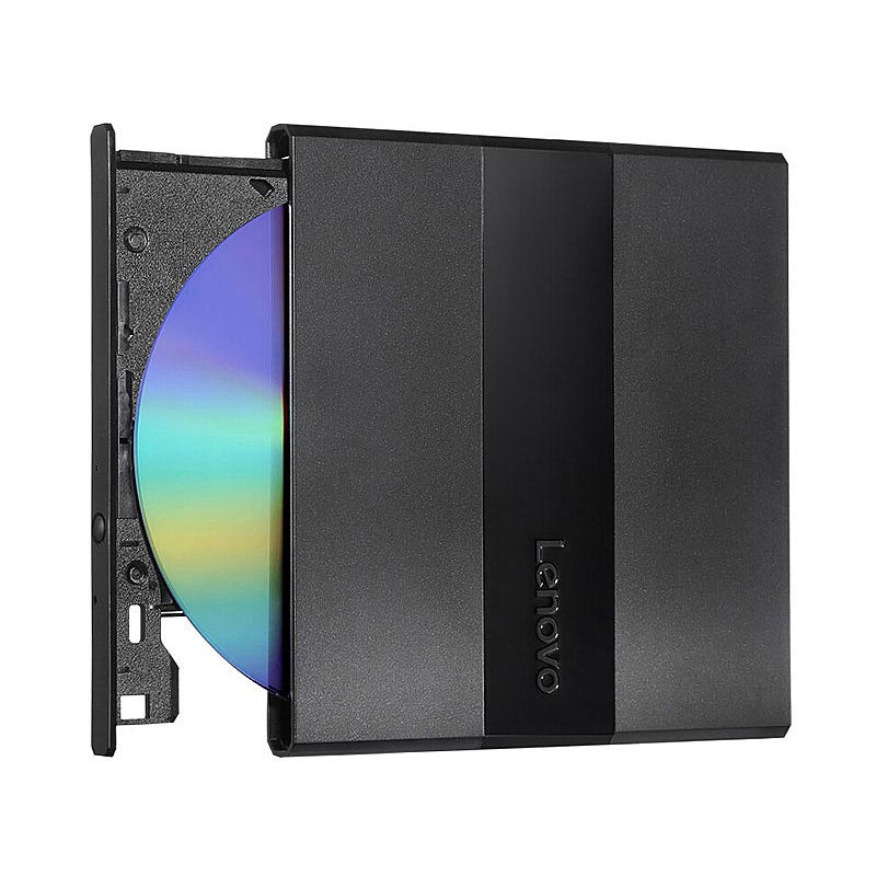 联想（lenovo）DB75Plus 外置光驱 DVD刻录机 （黑色） 兼容苹果Mac系统图片