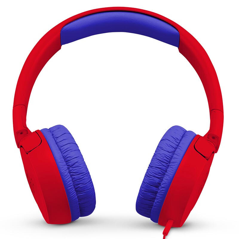JBL R300儿童耳机 头戴式有线蓝牙学生低分贝学习耳机  红色图片
