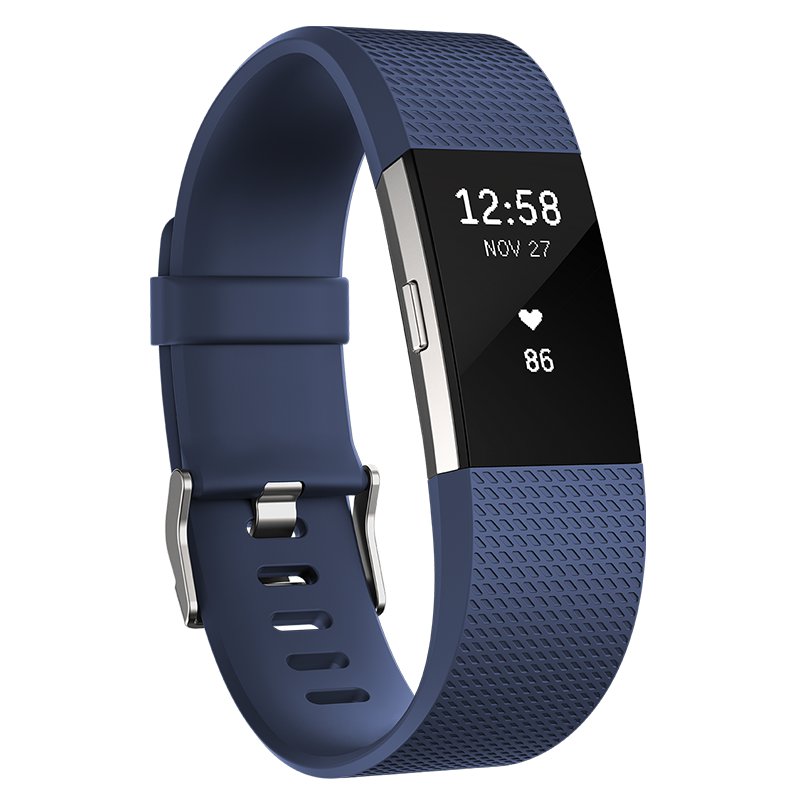 Fitbit运动心率手环Charge 2  蓝色小号FB407SBUS-CNKR图片