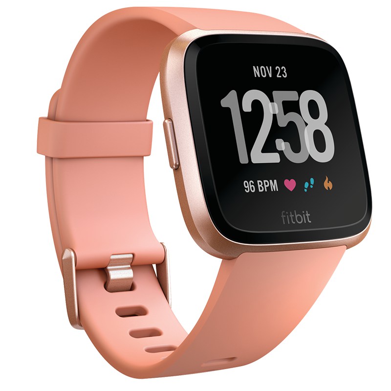 Fitbit VERSA 智能运动手表玫瑰金表盘/桃红色表带_联想商城_价格
