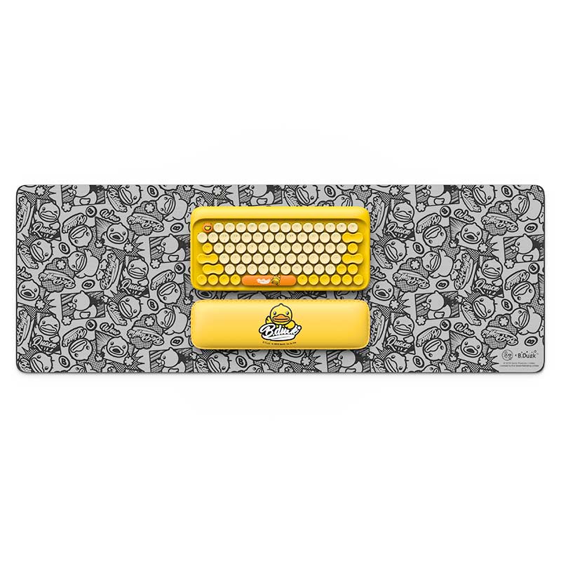 洛斐DOT圆点蓝牙机械键盘—小黄鸭套装图片