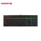 樱桃CherryMX2.0SRGBG80-3821LYAEU-2机械键盘 有线键盘全尺寸游戏键盘RGB灯效黑色茶轴图片