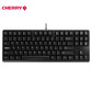 樱桃CHERRYG80-3000STKLG80-3830LUAEU-2机械键盘88键有线键盘游戏键盘无钢板PBT黑色红轴图片