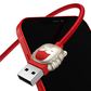 倍思 虎年生肖一拖三数据线USB For M+L+C 3.5A 1.2m 红色图片