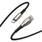倍思 水滴灯 快充数据线 USB For Type-C 66W 1m 黑色图片