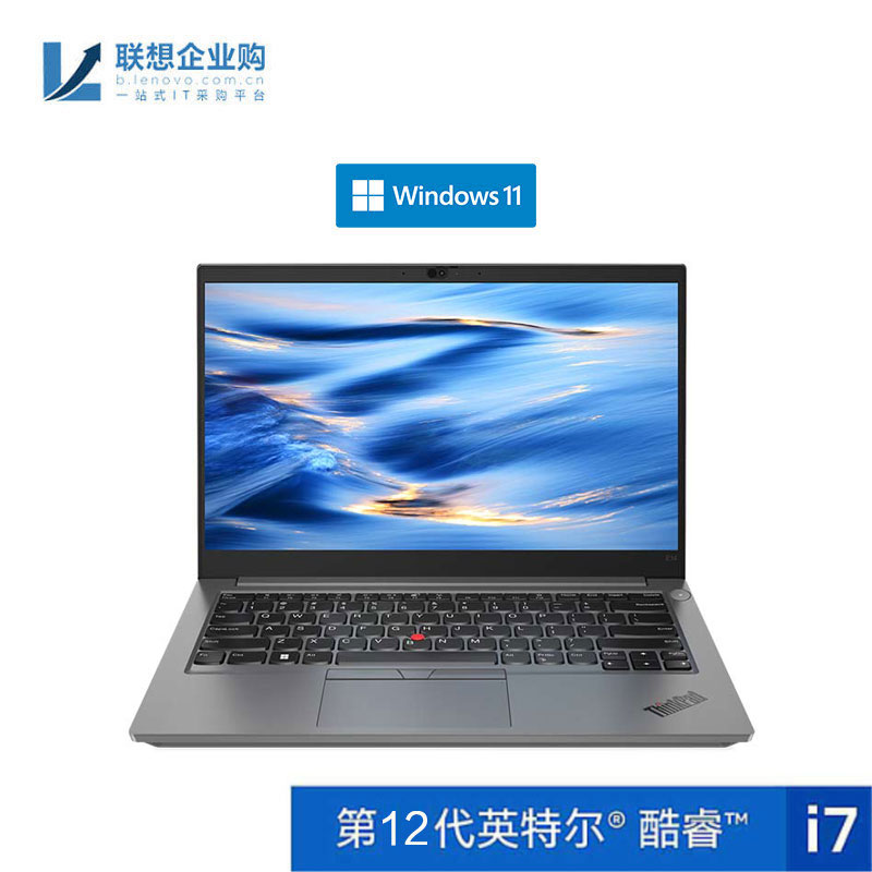 【企业购】ThinkPad E14 2022酷睿版英特尔酷睿i7笔记本电脑 77CD