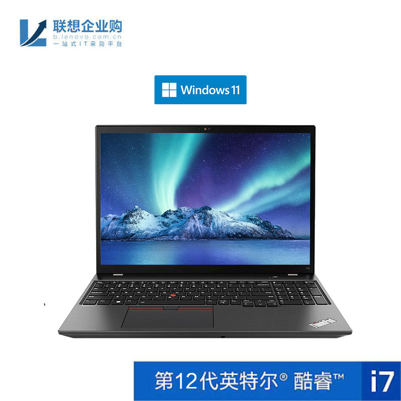 【企业购】ThinkPad T16 2022 英特尔酷睿i7 大屏专业办公本 01CD