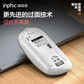 英菲克（INPHIC）M1PRO蓝牙5.0三模轻音无线鼠标带电量显示金属灰图片