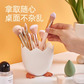 小小怪可爱创意时尚破壳鸡收纳筒 白色图片
