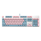 联想有线机械键盘MK5 云银蓝图片