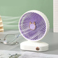 RAGAU台式桌面迷你静音充电小风扇 紫色图片