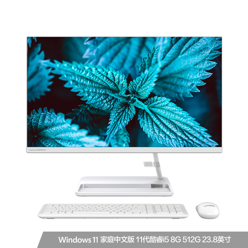 【网课护眼】AIO 520 英特尔酷睿i5 23.8英寸一体台式机 白色