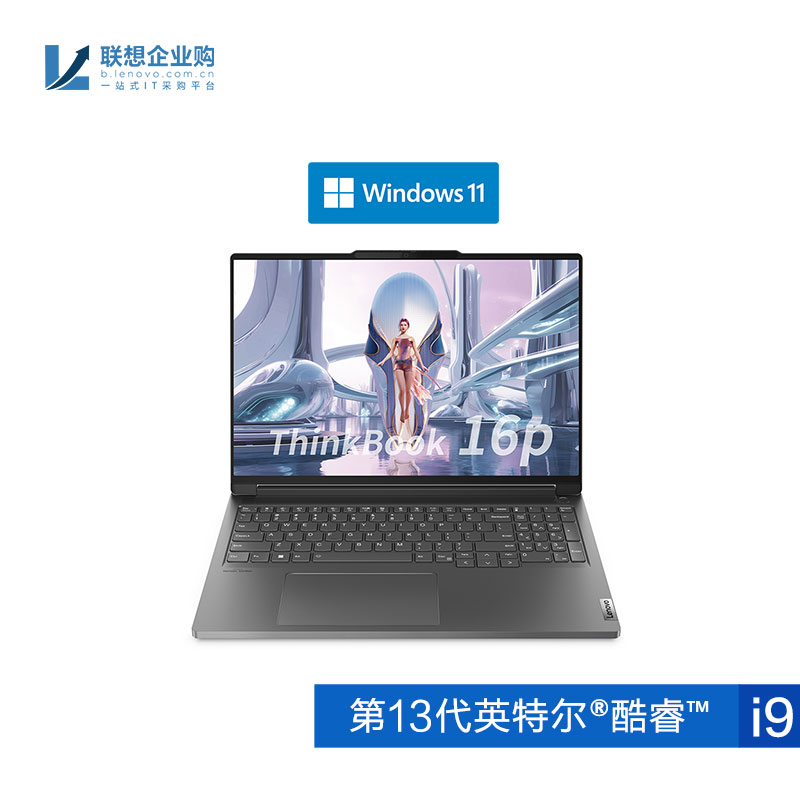 【企业购】ThinkBook 16p 英特尔酷睿i9 锐智系创造本 1MCD