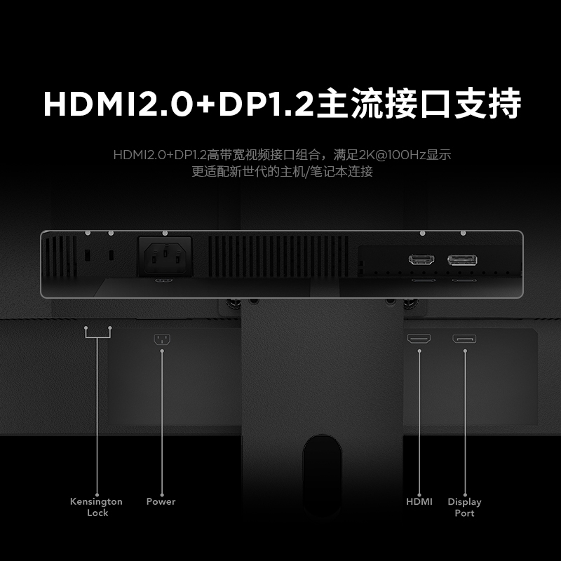 联想/ThinkVision 23.8英寸2K超清商务屏显示器 E24q-30图片