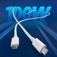 联想thinkplus USB-C转USB-C 原装100W硅胶快充线（1.8米）黑色图片