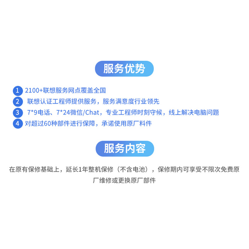 Lenovo Care+整机延保1年（小新&ideapad&MIIX）图片