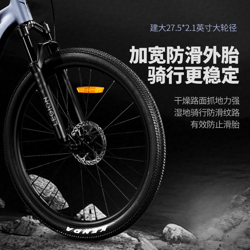 拯救者 山地自行车 M5000AL 碳晶黑 L图片