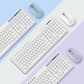 联想thinkplus K225 Pro 无线静音键盘104键盘白紫色图片