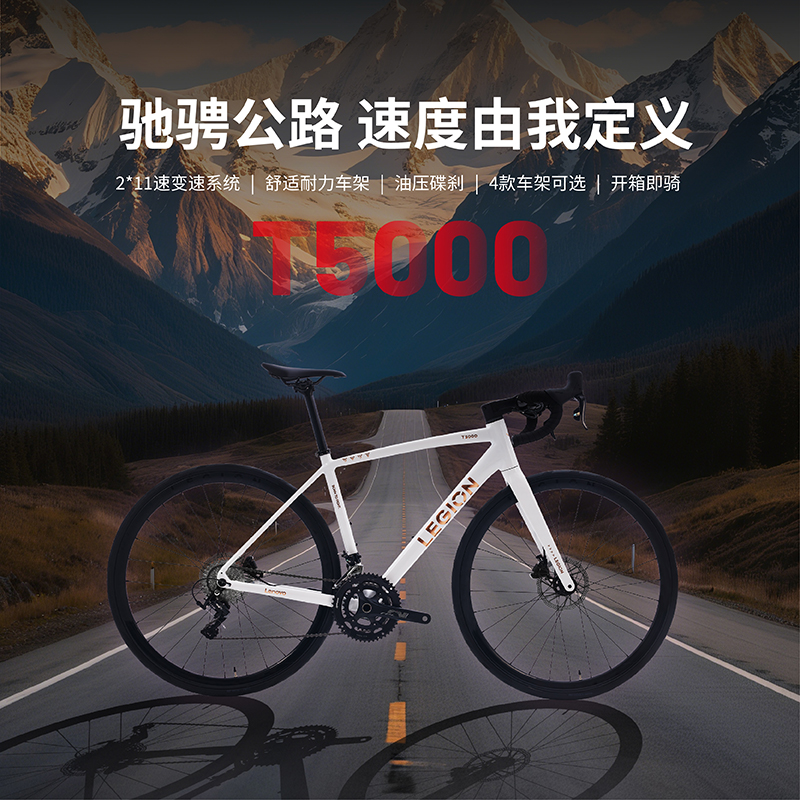 拯救者 公路自行车T5000 冰魄白 S图片